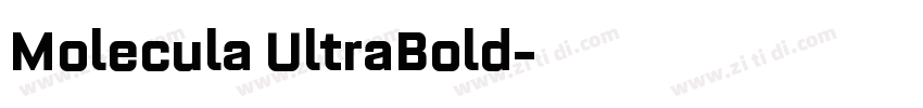 Molecula UltraBold字体转换